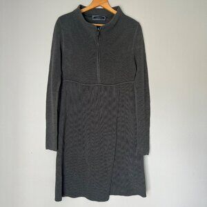 Annette Gortz Dress Womens Size Small‎ Gray Virgin Wool Blend Minimalist Luxury